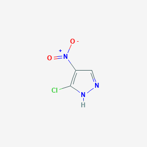 molecular formula C3H2ClN3O2 B1632348 3-氯-4-硝基-1H-吡唑 CAS No. 35852-75-6