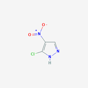 molecular formula C3H2ClN3O2 B1632348 3-Cloro-4-nitro-1H-pirazol CAS No. 35852-75-6