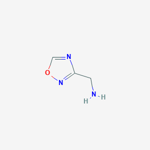 molecular formula C3H5N3O B1632349 (1,2,4-Oxadiazol-3-yl)methanamine CAS No. 766500-04-3