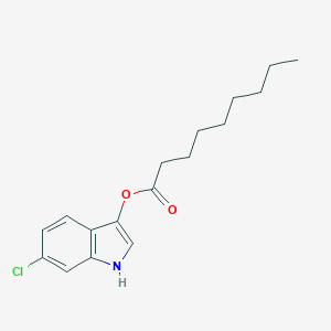 molecular formula C17H22ClNO2 B163235 6-Chloro-3-indoxyl nonanoate CAS No. 133950-72-8