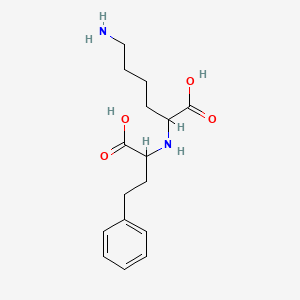 molecular formula C16H24N2O4 B1632383 N2-(S)-1-Carboxy-3-phenylpropyl-L-lysine 