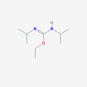 molecular formula C9H20N2O B1632385 ethyl N,N'-diisopropylcarbamimidate CAS No. 60683-30-9
