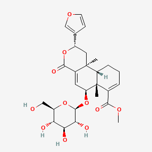 molecular formula C27H34O11 B1632403 Borapetoside F 