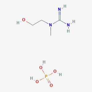 1-(2-Hydroxyethyl)-1-methylguanidine dihydrogen phosphate