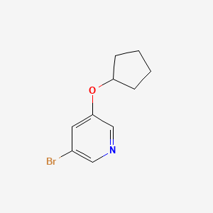3-Bromo-5-cyclopentyloxypyridine
