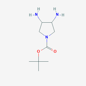 Tert-butyl 3,4-diaminopyrrolidine-1-carboxylate