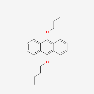 molecular formula C22H26O2 B1632443 9,10-二丁氧基蒽 CAS No. 76275-14-4