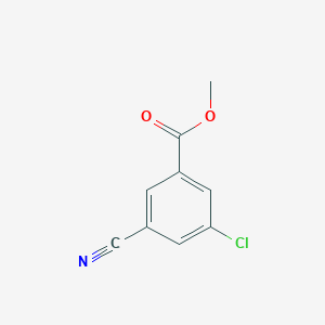 molecular formula C9H6ClNO2 B1632455 Methyl 3-chloro-5-cyanobenzoate CAS No. 327056-72-4