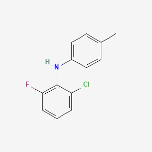 molecular formula C13H11ClFN B1632461 (2-Chloro-6-fluorophenyl)-P-tolyl-amine 