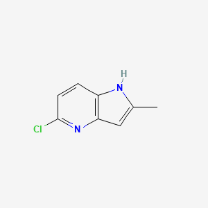 molecular formula C8H7ClN2 B1632491 5-氯-2-甲基-1H-吡咯并[3,2-b]吡啶 CAS No. 860362-49-8