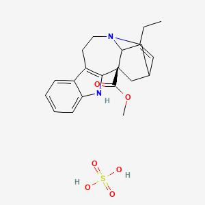 molecular formula C21H26N2O6S B1632495 Catharanthine (Sulfate) 