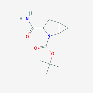 Tert-butyl 3-carbamoyl-2-azabicyclo[3.1.0]hexane-2-carboxylate