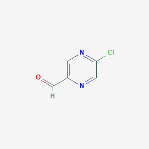 molecular formula C5H3ClN2O B1632519 5-氯吡嗪-2-甲醛 CAS No. 88625-24-5