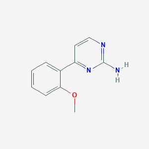 molecular formula C11H11N3O B1632526 4-(2-Methoxyphenyl)pyrimidin-2-amine CAS No. 915070-01-8