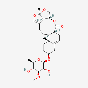 molecular formula C28H40O9 B1632537 Glaucogenin C mono-D-thevetoside CAS No. 849201-84-9