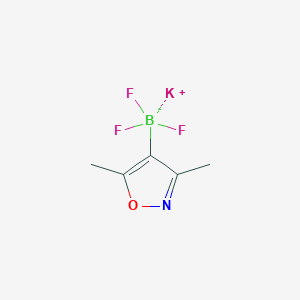 molecular formula C5H6BF3KNO B1632567 3,5-二甲基异恶唑-4-基三氟硼酸钾 CAS No. 1111732-84-3