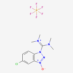 molecular formula C11H15ClF6N5OP B1632569 5-Chloro-1-[bis(dimethylamino)methylene]-1h-benzotriazolium 3-oxide hexafluorophosphate 