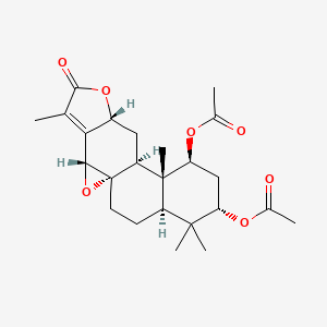 molecular formula C24H32O7 B1632585 Gelomulide N 