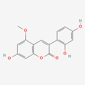 molecular formula C16H12O6 B1632606 7,2',4'-三羟基-5-甲氧基-3-苯基香豆素 CAS No. 1092952-62-9