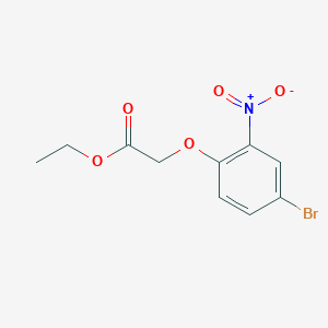 molecular formula C10H10BrNO5 B1632624 Ethyl 2-(4-bromo-2-nitrophenoxy)acetate CAS No. 528892-33-3