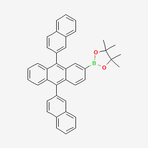 2-(9,10-Di(naphthalen-2-yl)anthracen-2-yl)-4,4,5,5-tetramethyl-1,3,2-dioxaborolane