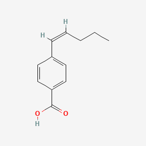 4-[(Z)-pent-1-enyl]benzoic acid