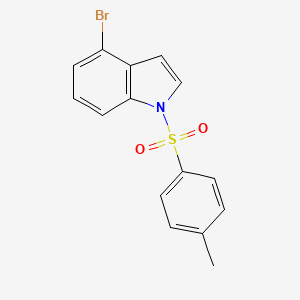 molecular formula C15H12BrNO2S B1632653 4-Bromo-1-(toluene-4-sulfonyl)-1H-indole 