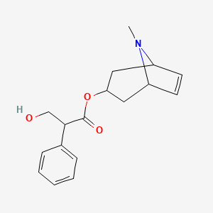 (8-Methyl-8-azabicyclo[3.2.1]oct-6-en-3-yl) 3-hydroxy-2-phenylpropanoate