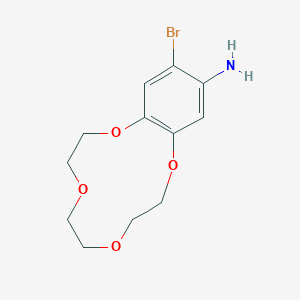 molecular formula C12H16BrNO4 B1632655 12-Amino-13-bromo-benzo-12-crown-4 