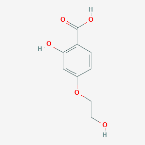 molecular formula C9H10O5 B1632672 4-(2-Hydroxyethoxy)salicylic acid CAS No. 163451-82-9