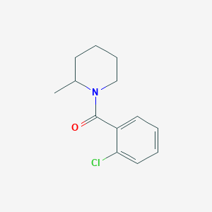 molecular formula C13H16ClNO B1632673 1-(2-Chlorobenzoyl)-2-methylpiperidine 