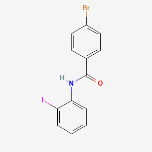 molecular formula C13H9BrINO B1632697 4-bromo-N-(2-iodophenyl)benzamide 