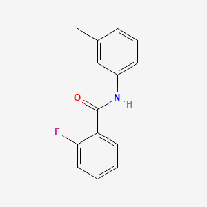 molecular formula C14H12FNO B1632724 2-fluoro-N-(3-methylphenyl)benzamide 