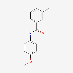 molecular formula C15H15NO2 B1632725 N-(4-methoxyphenyl)-3-methylbenzamide 