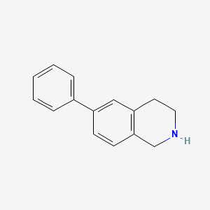 molecular formula C15H15N B1632749 6-Phenyl-1,2,3,4-tetrahydroisoquinoline 