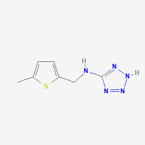 molecular formula C7H9N5S B1632787 N-[(5-methylthiophen-2-yl)methyl]-2H-tetrazol-5-amine 