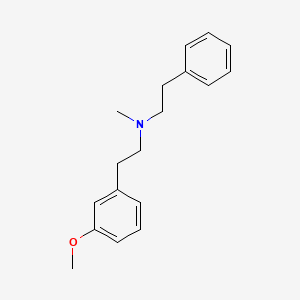 molecular formula C18H23NO B1632865 Benzeneethanamine, 3-methoxy-N-methyl-N-(2-phenylethyl)- 