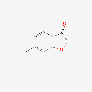 molecular formula C10H10O2 B1632869 3(2H)-Benzofuranone, 6,7-dimethyl- 