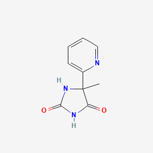 5-Methyl-5-(pyridin-2-yl)imidazolidine-2,4-dione