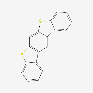 molecular formula C18H10S2 B1632907 Benzo[1,2-b:5,4-b']bis[1]benzothiophene 