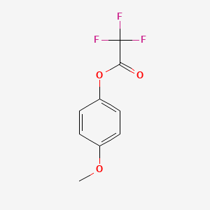 molecular formula C9H7F3O3 B1632911 Acetic acid, trifluoro-, p-methoxyphenyl ester 