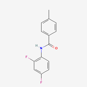 molecular formula C14H11F2NO B1632919 N-(2,4-difluorophenyl)-4-methylbenzamide 
