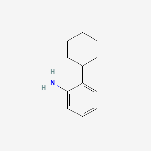 molecular formula C12H17N B1632923 2-Cyclohexylaniline 