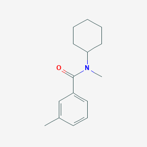 molecular formula C15H21NO B1632932 N-cyclohexyl-N,3-dimethylbenzamide 