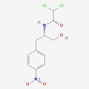 molecular formula C11H12Cl2N2O4 B163295 1-Deoxychloramphenicol CAS No. 133191-51-2