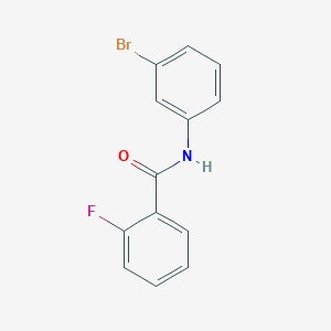 molecular formula C13H9BrFNO B1632957 N-(3-bromophenyl)-2-fluorobenzamide 