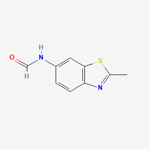 molecular formula C9H8N2OS B1632988 N-(2-methyl-1,3-benzothiazol-6-yl)formamide 