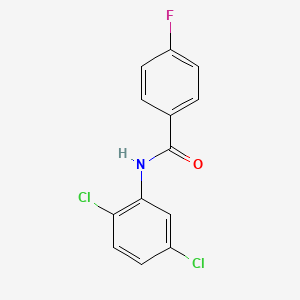 molecular formula C13H8Cl2FNO B1633031 N-(2,5-dichlorophenyl)-4-fluorobenzamide 