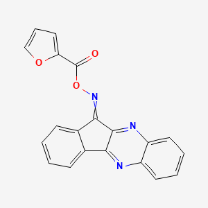 molecular formula C20H11N3O3 B1633040 (Indeno[1,2-b]quinoxalin-11-ylideneamino) furan-2-carboxylate 