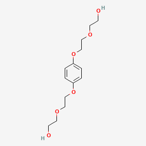 molecular formula C14H22O6 B1633042 2-[2-[4-[2-(2-Hydroxyethoxy)ethoxy]phenoxy]ethoxy]ethanol CAS No. 35648-87-4